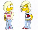 Bart y lisa simpson